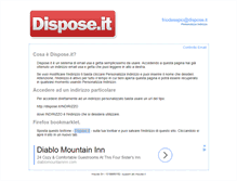 Tablet Screenshot of dispose.it